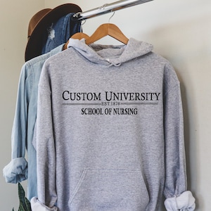 Sweat-shirt universitaire personnalisé, Sweat-shirt universitaire personnalisé, Chemise universitaire personnalisée, Pull universitaire personnalisé, Chemise universitaire