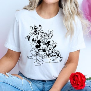 Disney Shirt, Mickey And Friends Sweatshirt, Mickey Minnie Donald Daisy Goofy Pluto Shirt, Disneyland Shirt,Disneyworld Shirt,Disneyland Tee