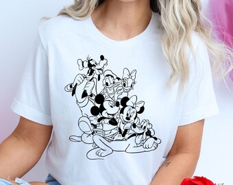 Disney Shirt, Mickey And Friends Sweatshirt, Mickey Minnie Donald Daisy Goofy Pluto Shirt, Disneyland Shirt,Disneyworld Shirt,Disneyland Tee