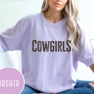 Comfort Colors Cowgirls Shirt, Comfort Colors Western Shirt, Rodeo Shirt, Western Shirt, Rodeo Shirt, Vintage Cowboy Shirt, Comfort Colors