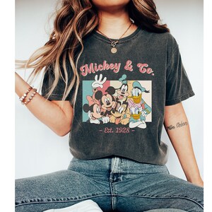 Comfort Colors Vintage Mickey & Co 1928 Shirt,Retro Vintage Disney Shirt,Disneyland Shirt,Disneyworld Shirt,Disney Family Matching Shirt