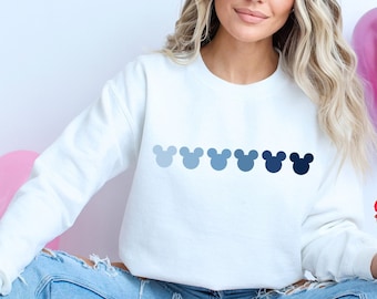 Mickey Sweatshirt, Mickey Colors Sweatshirt,Mickey Ombre Sweatshirt,Mickey Sweater,Disneyland Shirt,Disney Crewneck Shirt,Mickey Youth Shirt