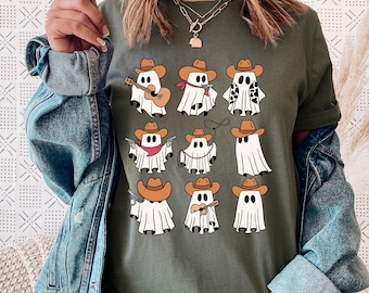 Cowboy Ghost Shirt, Cute Ghost Sweatshirt, Western Halloween Sweatshirt, Cute Spooky Cowboy Shirt, Country Halloween Tee, Halloween Gift