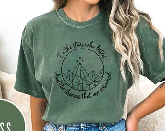Comfort Colors Acotar Velaris Shirt, SJM Sweatshirt, Acotar Sweatshirt, The Night Court Sweatshirt, Velaris City of Starlight, Unisex Shirt