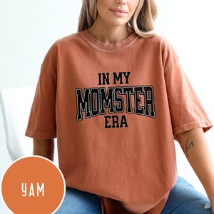 Comfort Colors In My Momster Era Shirt, Momster Halloween Crewneck, Halloween Shirt, Mom Fall Shirt, Momster In My Era, Spooky Mama Shirt