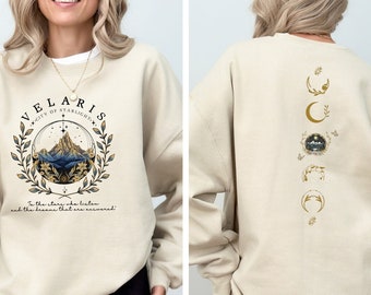 Velaris City Of Starlight Sweatshirt, Velaris 2 sides Shirt, The Night Court Shirt, SJM sweater, City of Starlight Sweatshirt, Acotar Shirt