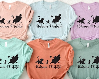 Hakuna Matata Shirt,Animal Kingdom Hakuna Matata,Disney Family Shirt,Animal Kingdom Shirt, Lion King Shirt, Hakuna Matata Matchng Family Tee
