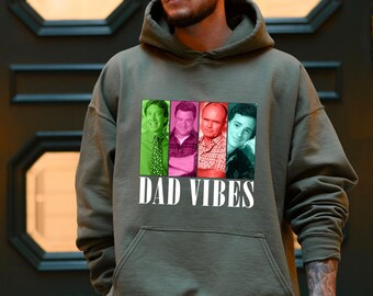 90’s Dad Vibes Vintage Hoodie , Funny Dad Sweatshirt, Dad Life Shirt, Retro Dad Shirt, 90 Sitcom Dads, Father's Day Gift, Cool Dad Shirt