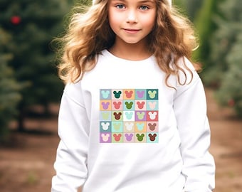 Mickey Sweatshirt, Mickey Colors Sweatshirt,Mickey Ombre Sweatshirt,Mickey Sweater,Disneyland Shirt,Disney Crewneck Shirt,Mickey Youth Shirt