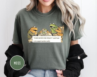 Comfort Colors® Frog And Toad Shirt,Frog And Toad Shirt, Vintage Classic Book Tee, Retro Frogs Shirt, Frog 90s Graphic Shirt,Book Lover Gift