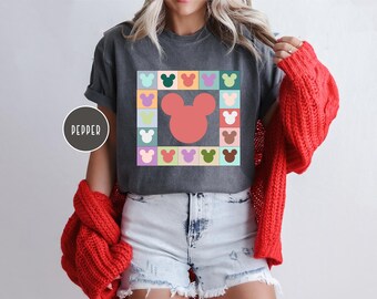 Comfort Colors Mickey Sweatshirt, Mickey Colors Shirt,Mickey Ombre Shirt,Mickey Sweater,Disneyland Shirt,Disney Crewneck Shirt,Mickey Shirt