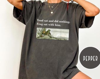 Comfort Colors® Frog And Toad Shirt,Frog And Toad Shirt, Vintage Classic Book Tee, Retro Frogs Shirt, Frog 90s Graphic Shirt,Book Lover Gift