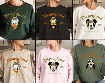 Disney Animal Kingdom Sweatshirt, Mickey and Minnie Safari Shirt,Mickey And Friends Shirt, Family Matching Safari Shirt,Disney Wild Trip Tee