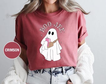 Comfort Colors Halloween Ghost Shirt, Boo Jee Shirt, Spooky Ghost Hoodie, Spooky Season Ghost Shirt, Cute Ghost Shirt, Halloween Cute Shirt