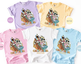 Comfort Color Disney California Adventure Shirt, California Shirt, Disney Vacation Shirt, Disney Trip, Disney Family Shirt, Disneyland Shirt