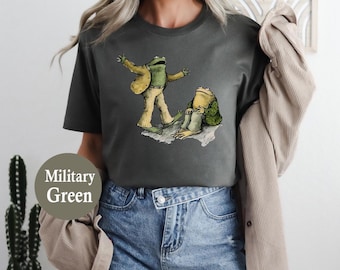 Frog And Toad Shirt,Frog And Toad Shirt, Vintage Classic Book Sweater , Retro Frogs Shirt, Frog 90s Graphic Sweatshirt, Book Lover Gift