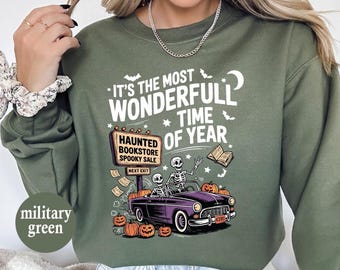 It's the Most Wonderful Time of the Year Halloween Sweatshirt, Halloween shirt, Vintage Halloween T-Shirt, Wonderful Time of the Year Shirt