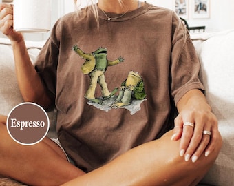 Comfort Colors® Frog And Toad Shirt,Frog And Toad Shirt, Vintage Classic Book Tee, Retro Frogs Shirt, Frog 90s Graphic Shirt,Book Lover Gift