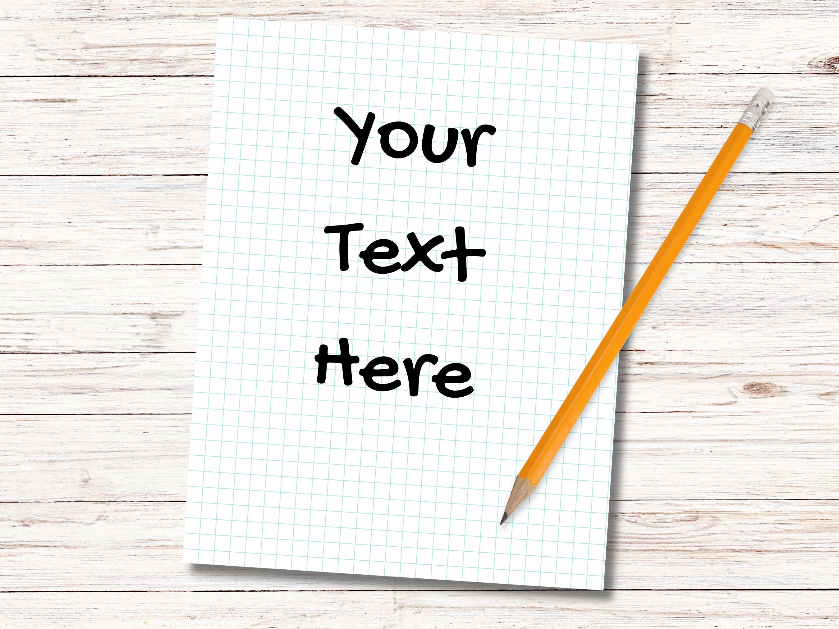 Graph Paper Template Bundle, Printable Notebook, US Letter Size ...