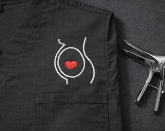 obstetrics, OB/GYN embroidery, Human Anatomy embroidery design, pattern - for Embroidery Machine Instant Download digital file
