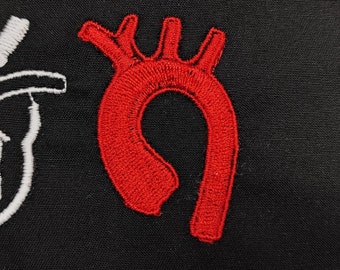 Aorta - Chirurgia vascolare - Disegno per ricamo di anatomia umana, modello - per macchina da ricamo Download immediato del file digitale
