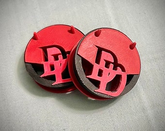 Daredevil Symbol Gauges: 20mm+ Plug Earrings