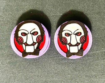 Halloween Gauges- Jason, JigSaw, Ghostface