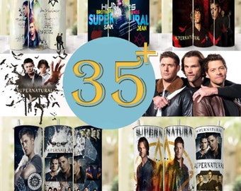 Supernatural TV Show, Dean Winchester, 20oz & 30oz Skinny Tumbler Sublimation Designs, For Straight Tumblers wrap, PNG File Digital Download