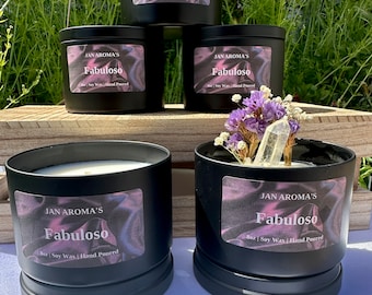 Fabuloso 8oz soy wax candle