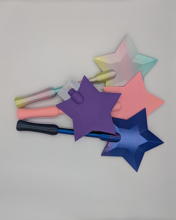 Bacchetta Porta Carte Di Credito A Forma Di Stella, Pagamento Contactless, Divertente E Sicura, Stampata In 3D, Regalo Originale Per Feste E Scherzi