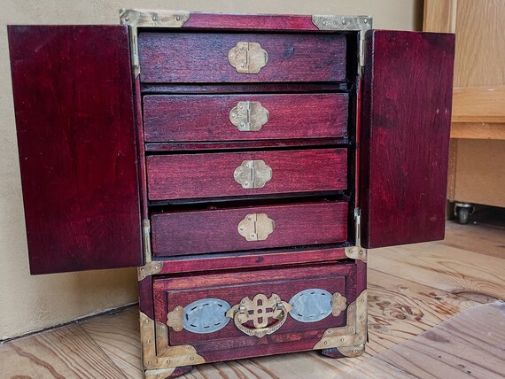 Mid Century Chinese Jewelry Box - image 4