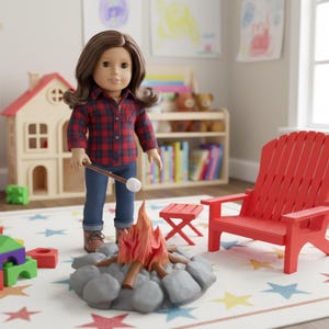 18 inch doll Campfire Set American Girl camping accessory