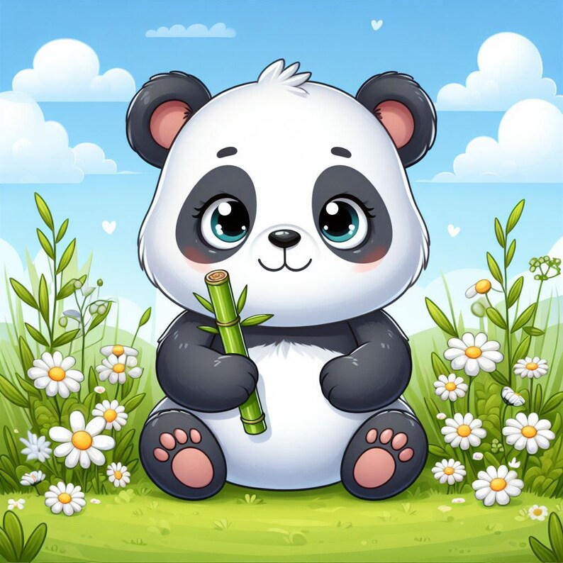 Cute Panda Clipart 4 Highquality Images Adorable and Cute Panda