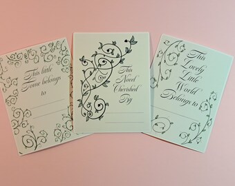Ivy Book Plates