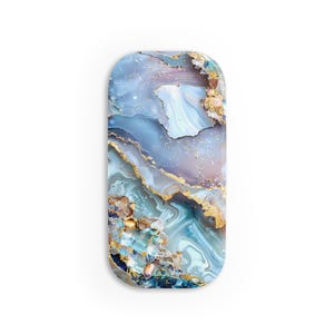 Phone Grip Featuring Mother of Pearl Opal And Gold Compatible with Samsung and iPhone Phone Cases Samsung S24 Ultra iPhone 15 Pro Max
