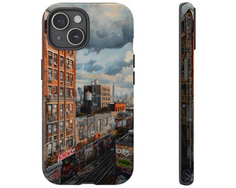 Urban Skyline robuste Handyhülle Iphone Samsung Handyhülle iPhone 15 Hülle Samsung S24 Hülle S24 Hülle Mattes Finish