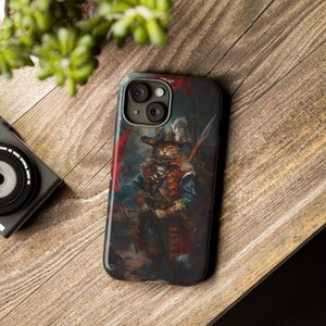 Funny Pirate Cat iPhone/Android Cell Phone Case | Scifi Kitty Case | Dual Layer Tough Protective Case