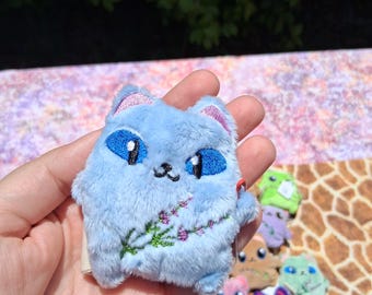 Clearance Handmade Plush Sale – 50% Off Fantasy, Animal, and Pokémon-Inspired Plushies – Bulbasaur, Pikachu, Cats and Moon Bunnies