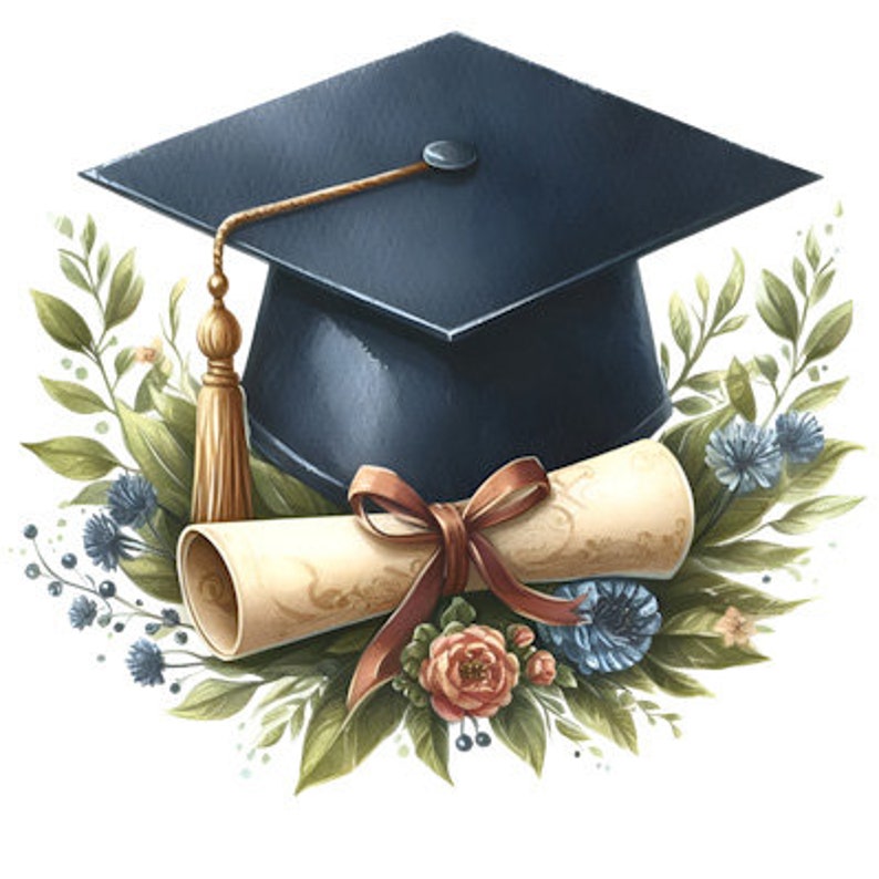 Graduation, Graduation Clipart, Digital Download, Printable Images ...