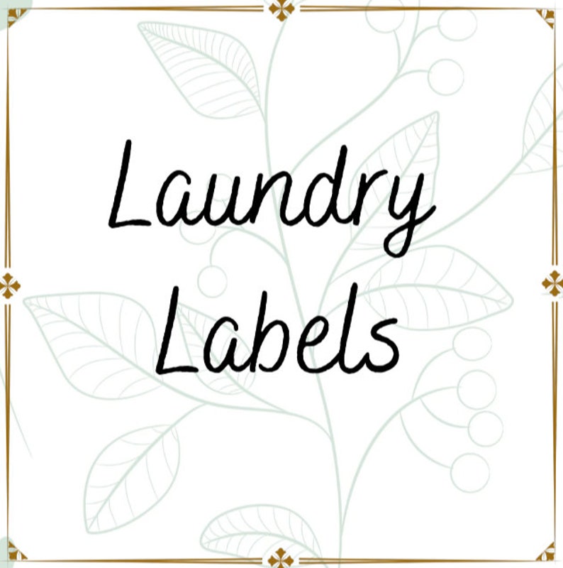 Printable Laundry Soap Labels - Etsy