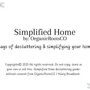 Decluttering Guide