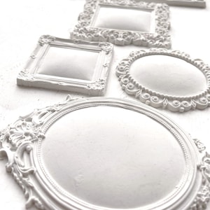 IOD Frames Decor Mould™ 6" x 10" FREE SHIPPING Orders over 150 Resin Clay Fondant Plaster Soap French Country Victorian Flourish Cameo
