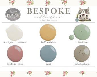 NEW* BESPOKE Sweet Pickins Milk Paint by Jami Ray Vintage in 2oz Sample Size Pint *6 New Colors* Paint or Stain FREE Shipping on 150 Orders