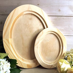 IOD Sm Oval Wood Gallery Blank 8.5" x 10.6" FREE SHIPPING Orders over 150 Use to Create Wall Art w/ Stamps Moulds Paint Inlay Transfers