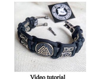 Paracord Bracelet Weaving Instruction: DIY Celtic Knot Bangle (PDF)