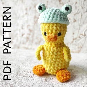 Crochet Pattern Duck (Amigurumi tutorial PDF file). Crochet Pattern Amigurumi Duck. Cute Crochet Tutorial for Beginners (1 PDF)