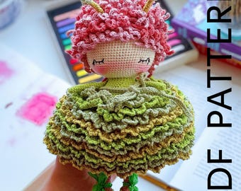 Crochet Butterfly Doll Pattern: Amigurumi Tutorial (PDF)