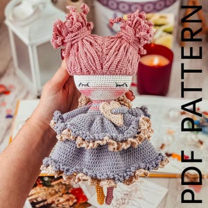 Crochet Pattern Angel Doll (Amigurumi tutorial PDF file). Crochet Pattern Amigurumi Doll. Cute Crochet Tutorial for Beginners