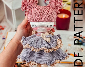 Crochet Angel Doll Pattern: Amigurumi Tutorial (PDF file)