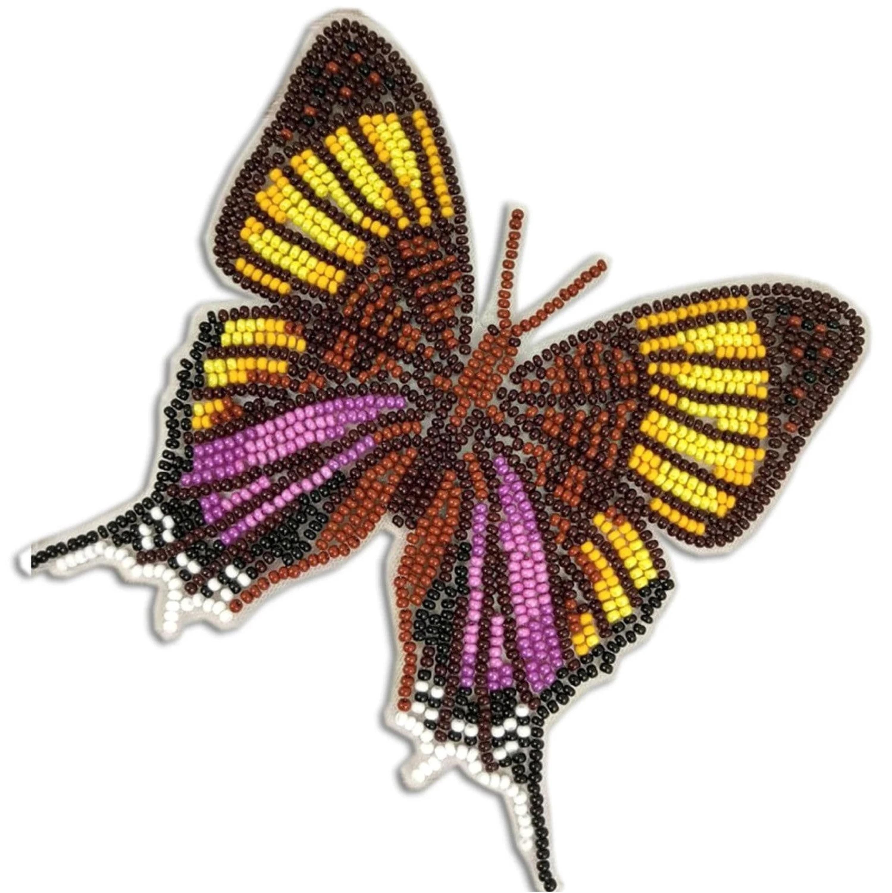 蝶のマグネットビーズ刺繍キット：マルセラ・ダガーウィングDIY